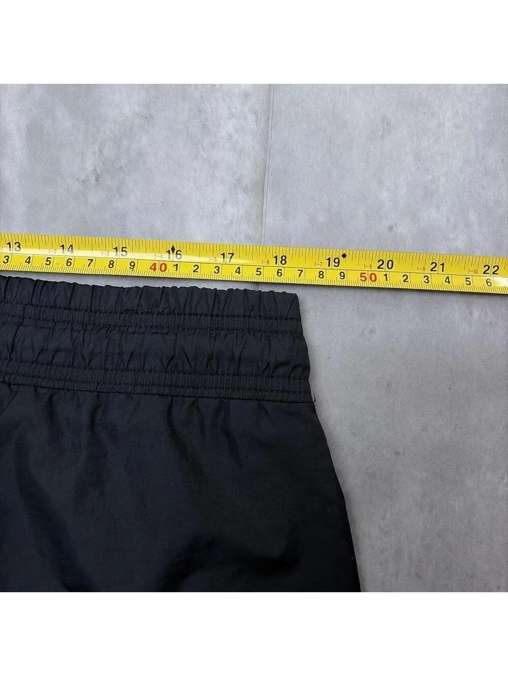 Y2K Black Nike Swoosh Grunge Baggy Striped Skater Trackpants